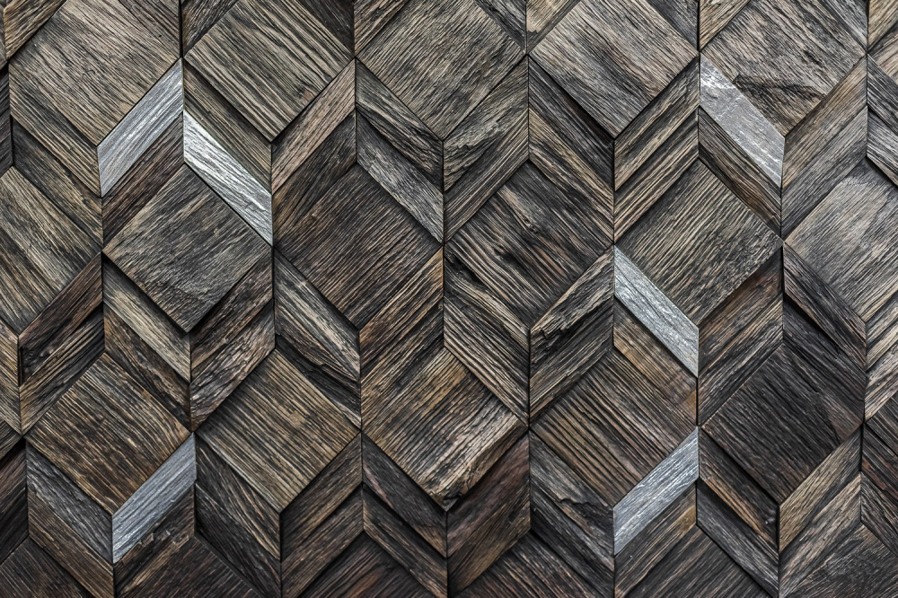 Стеновая панель Tarsi/Тарси Вира Эбен 312х425 мм Дуб/колотый/масло